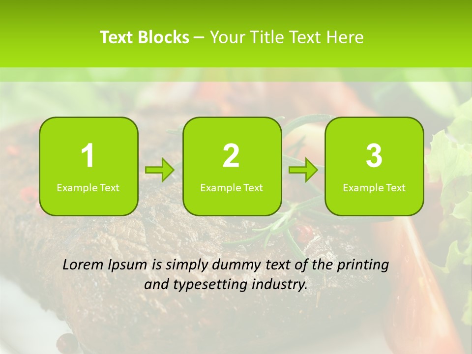 Eat More And Lose Weight PowerPoint Template