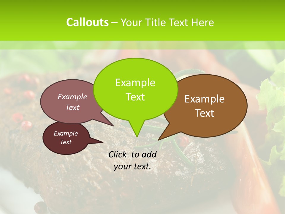 Eat More And Lose Weight PowerPoint Template