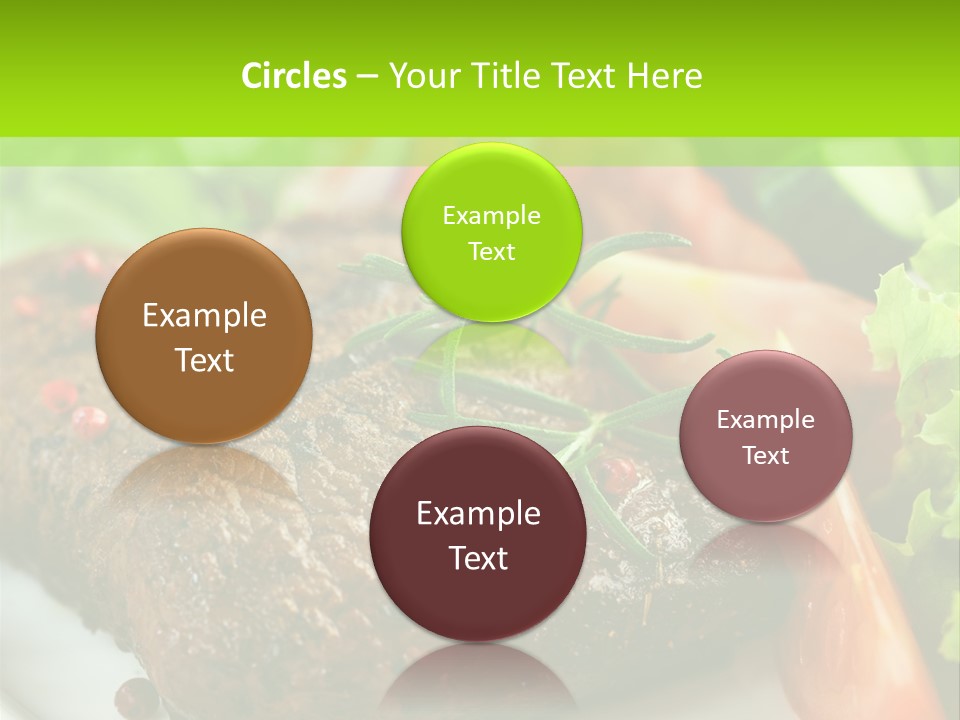 Eat More And Lose Weight PowerPoint Template