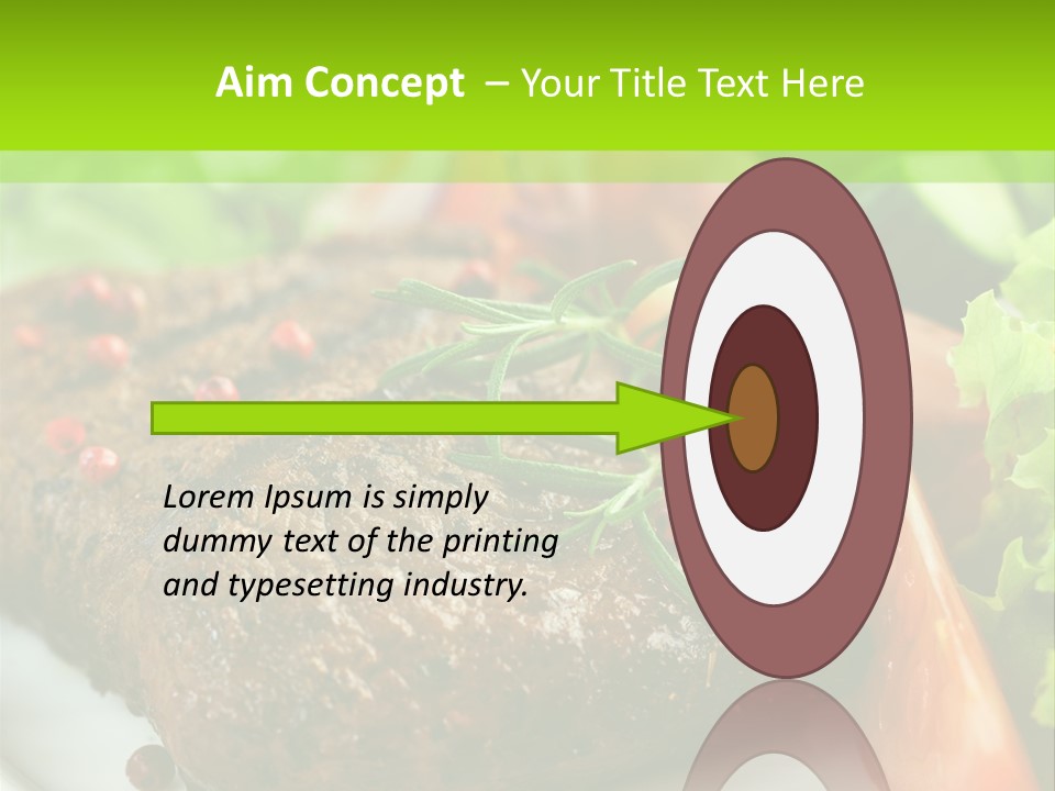 Eat More And Lose Weight PowerPoint Template