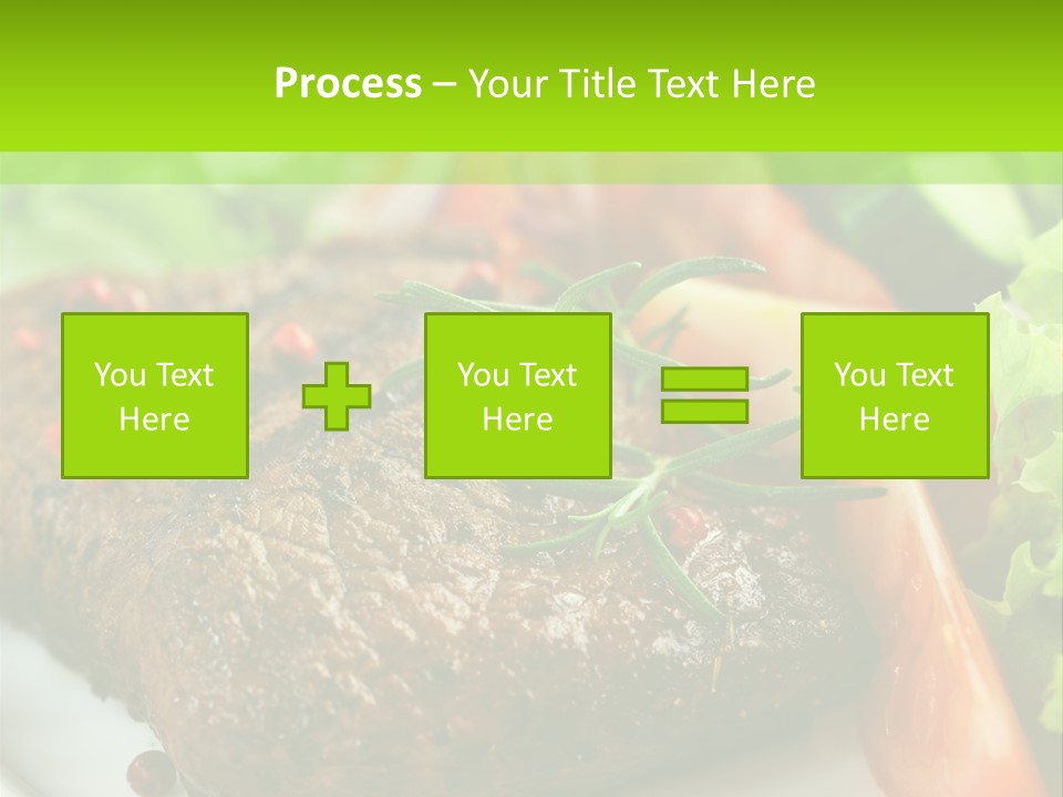 Eat More And Lose Weight PowerPoint Template