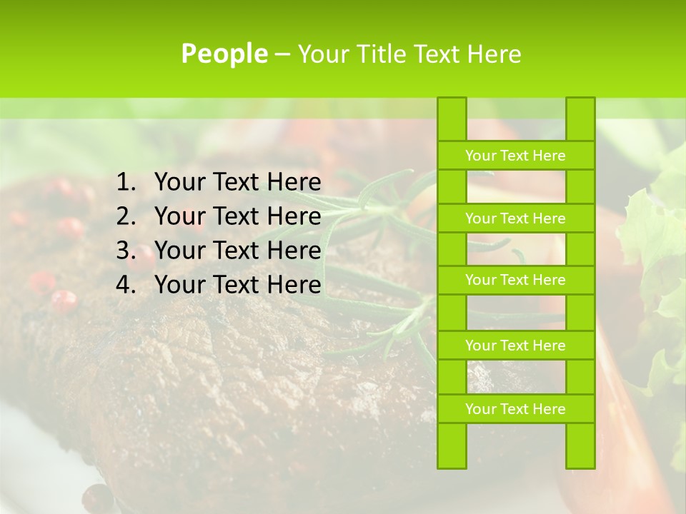 Eat More And Lose Weight PowerPoint Template