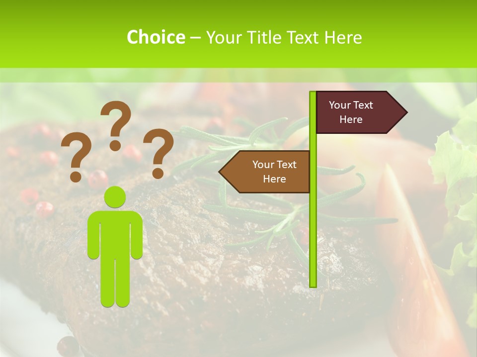Eat More And Lose Weight PowerPoint Template