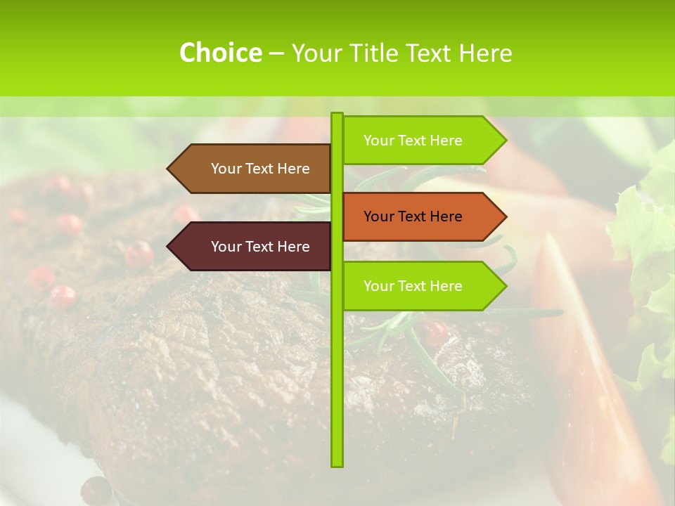 Eat More And Lose Weight PowerPoint Template