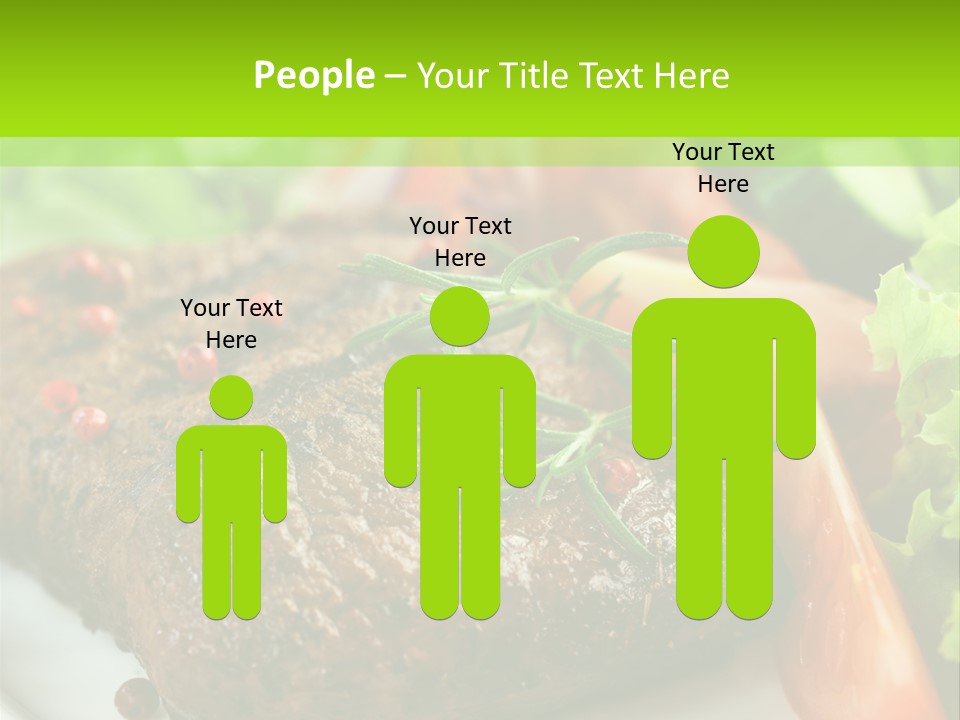 Eat More And Lose Weight PowerPoint Template