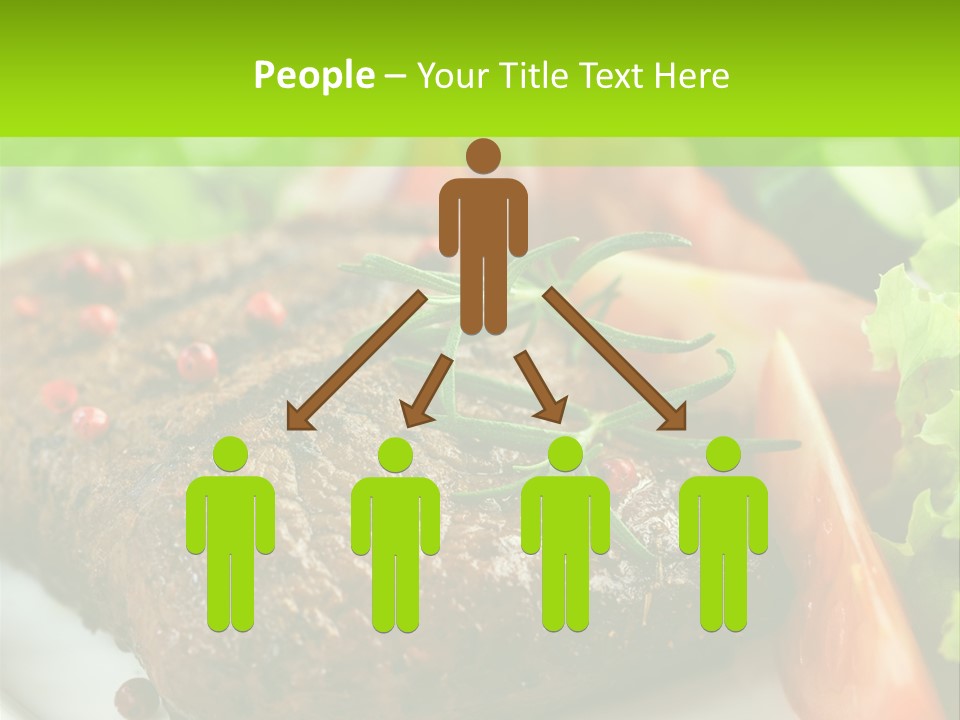 Eat More And Lose Weight PowerPoint Template