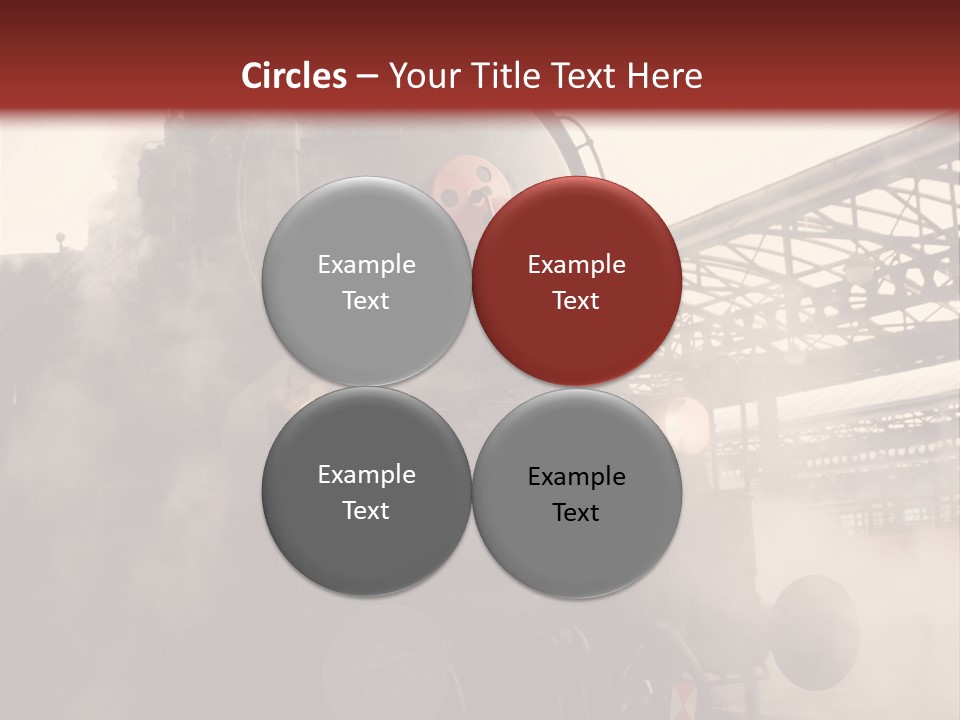 Traffic Photography Vintage PowerPoint Template