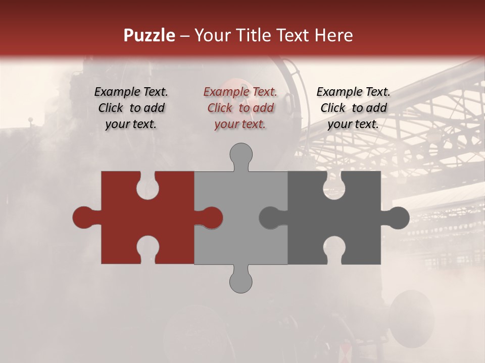 Traffic Photography Vintage PowerPoint Template