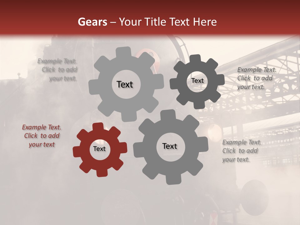 Traffic Photography Vintage PowerPoint Template