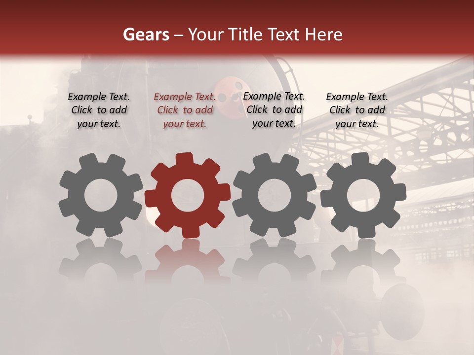 Traffic Photography Vintage PowerPoint Template