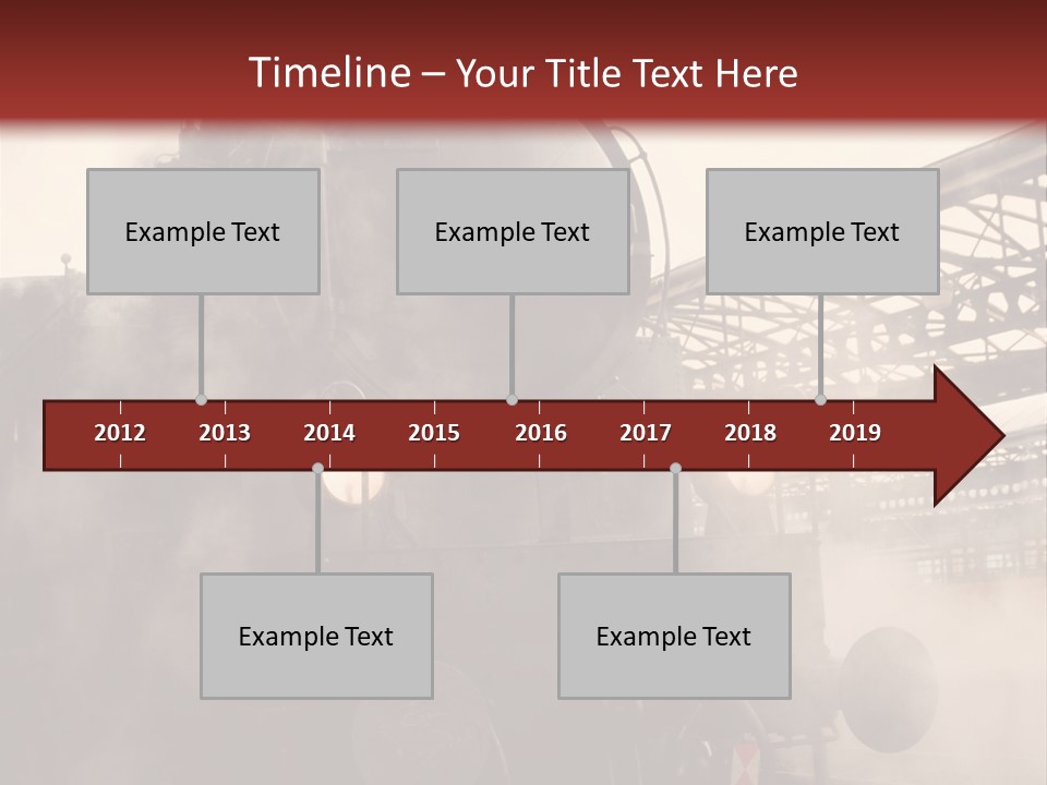 Traffic Photography Vintage PowerPoint Template