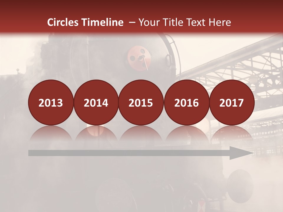 Traffic Photography Vintage PowerPoint Template