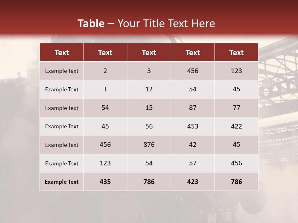 Traffic Photography Vintage PowerPoint Template
