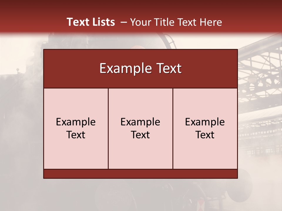Traffic Photography Vintage PowerPoint Template