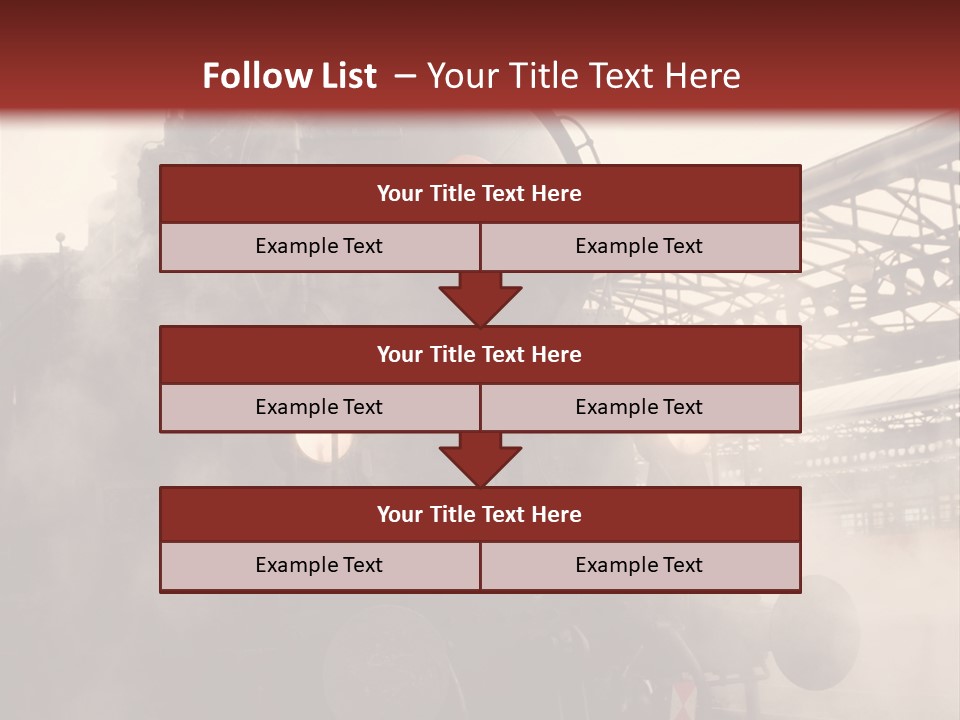 Traffic Photography Vintage PowerPoint Template