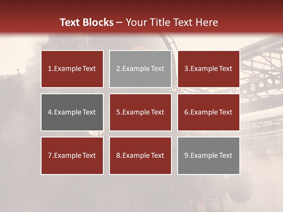 Traffic Photography Vintage PowerPoint Template