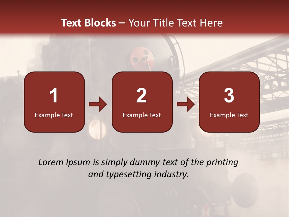 Traffic Photography Vintage PowerPoint Template