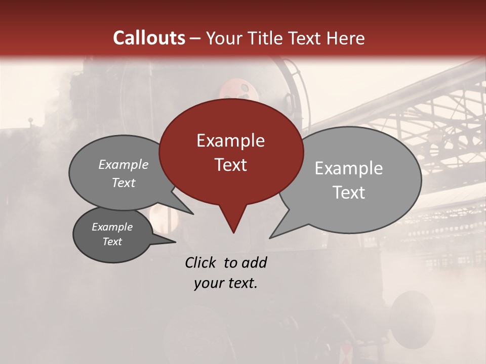 Traffic Photography Vintage PowerPoint Template