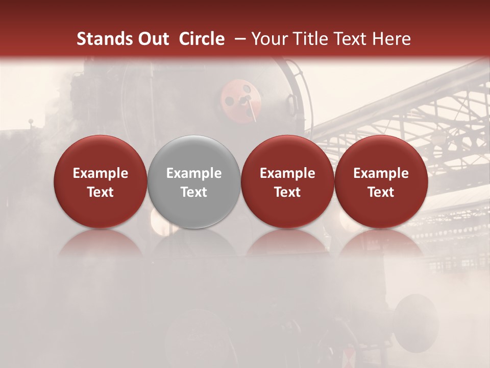 Traffic Photography Vintage PowerPoint Template