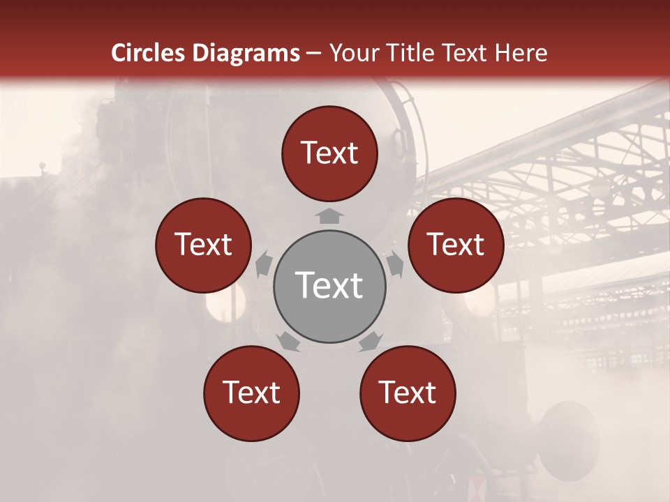 Traffic Photography Vintage PowerPoint Template