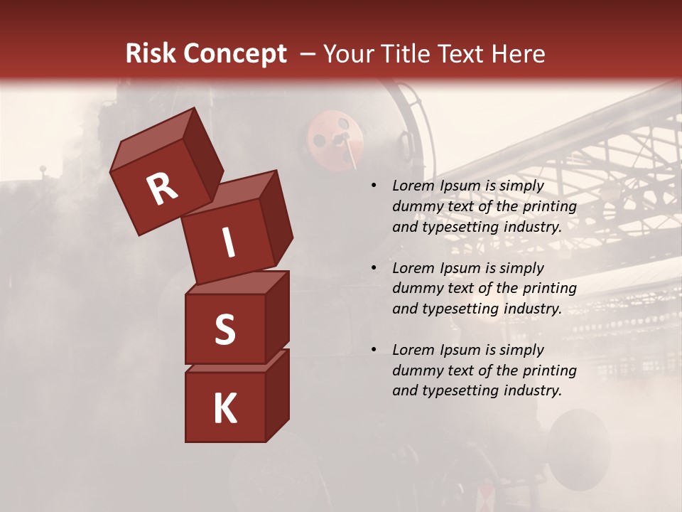 Traffic Photography Vintage PowerPoint Template