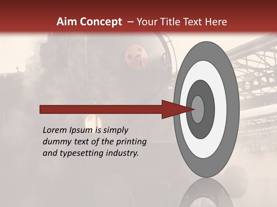 Traffic Photography Vintage PowerPoint Template