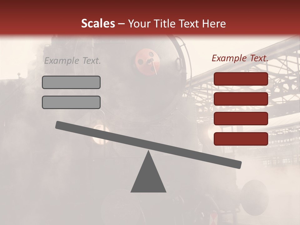 Traffic Photography Vintage PowerPoint Template