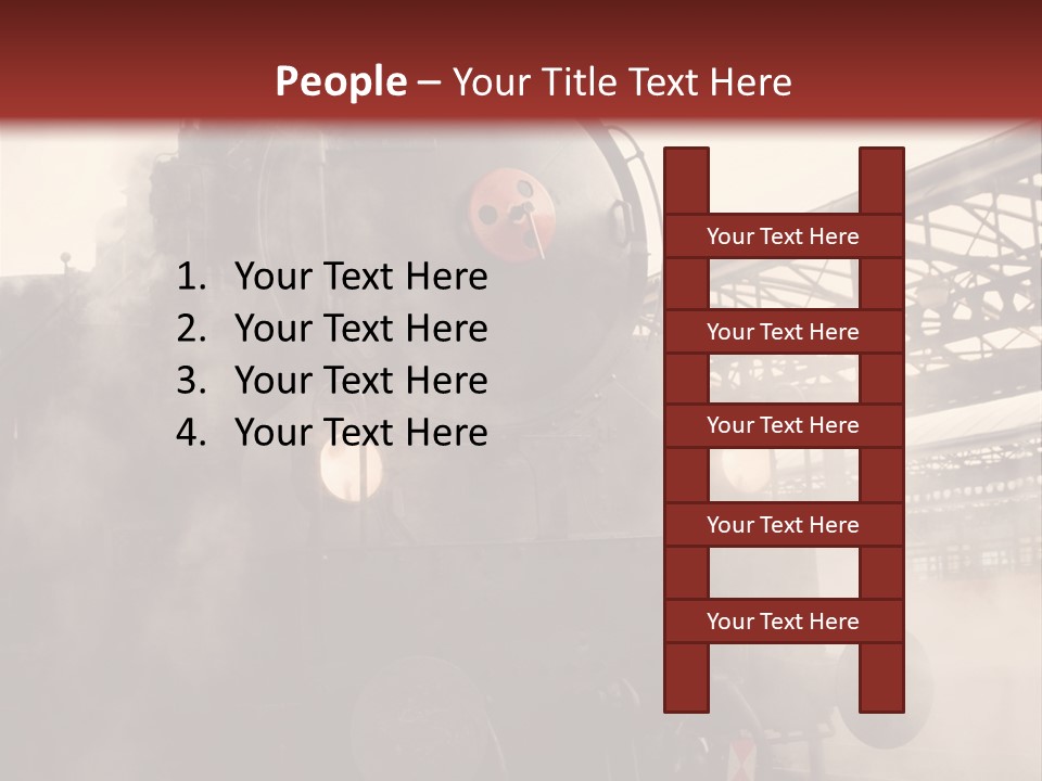 Traffic Photography Vintage PowerPoint Template