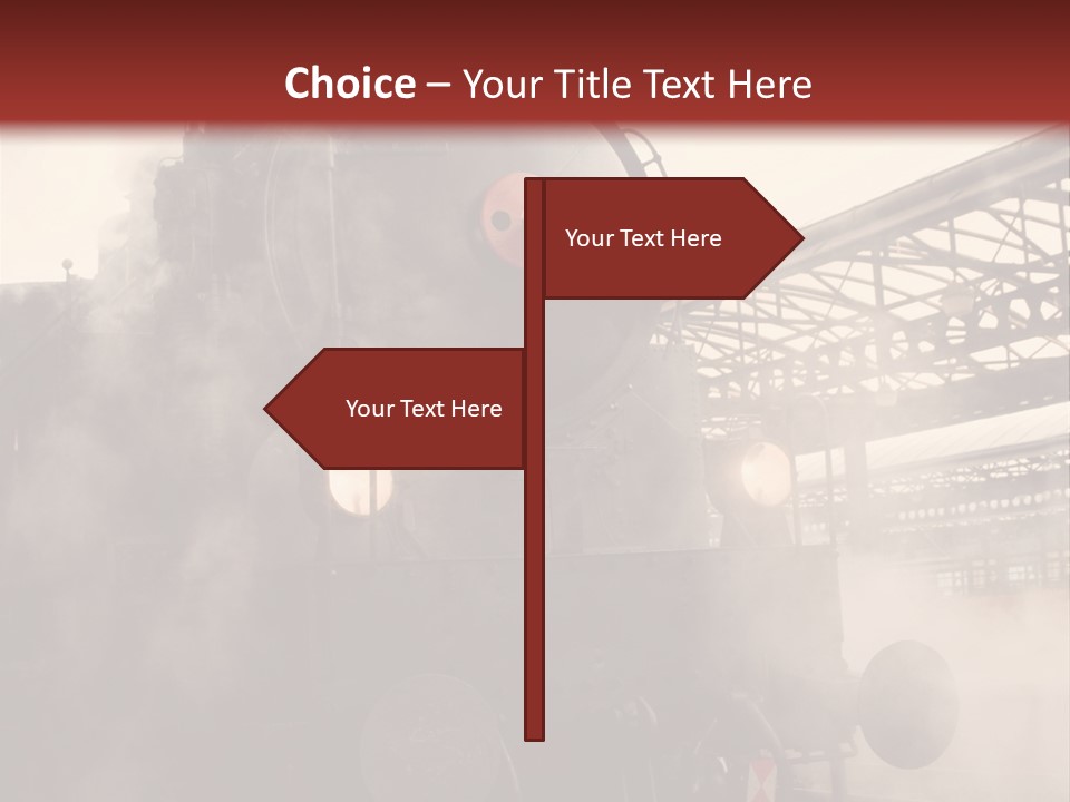 Traffic Photography Vintage PowerPoint Template