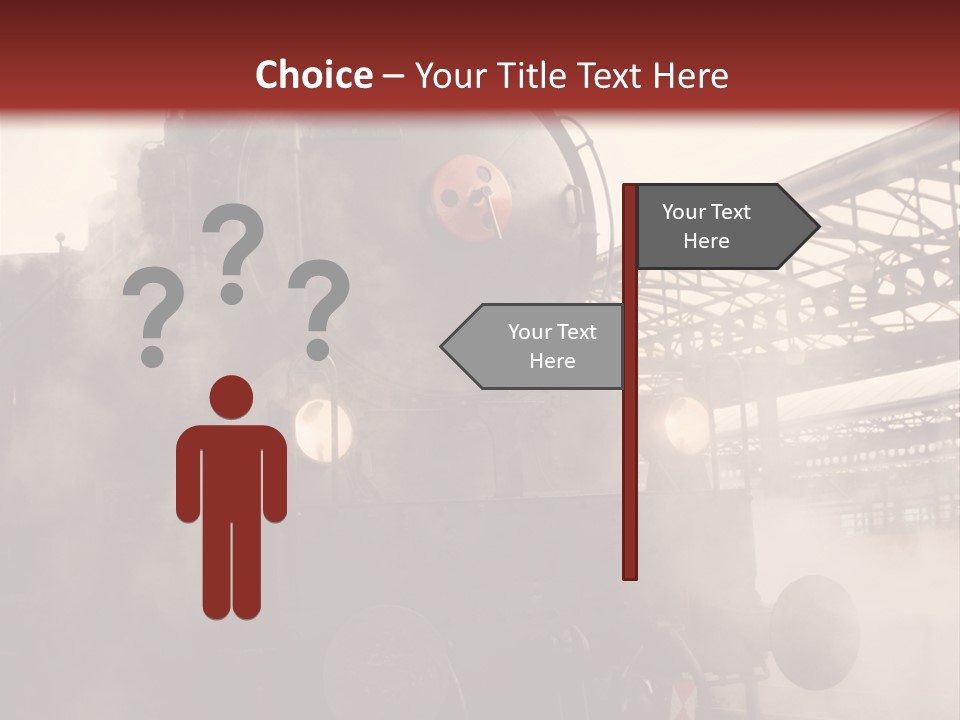 Traffic Photography Vintage PowerPoint Template