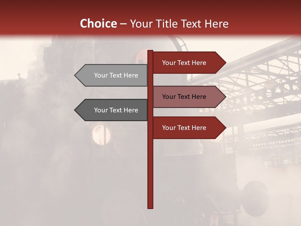 Traffic Photography Vintage PowerPoint Template