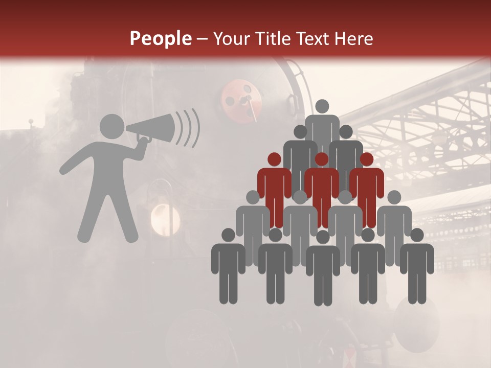 Traffic Photography Vintage PowerPoint Template