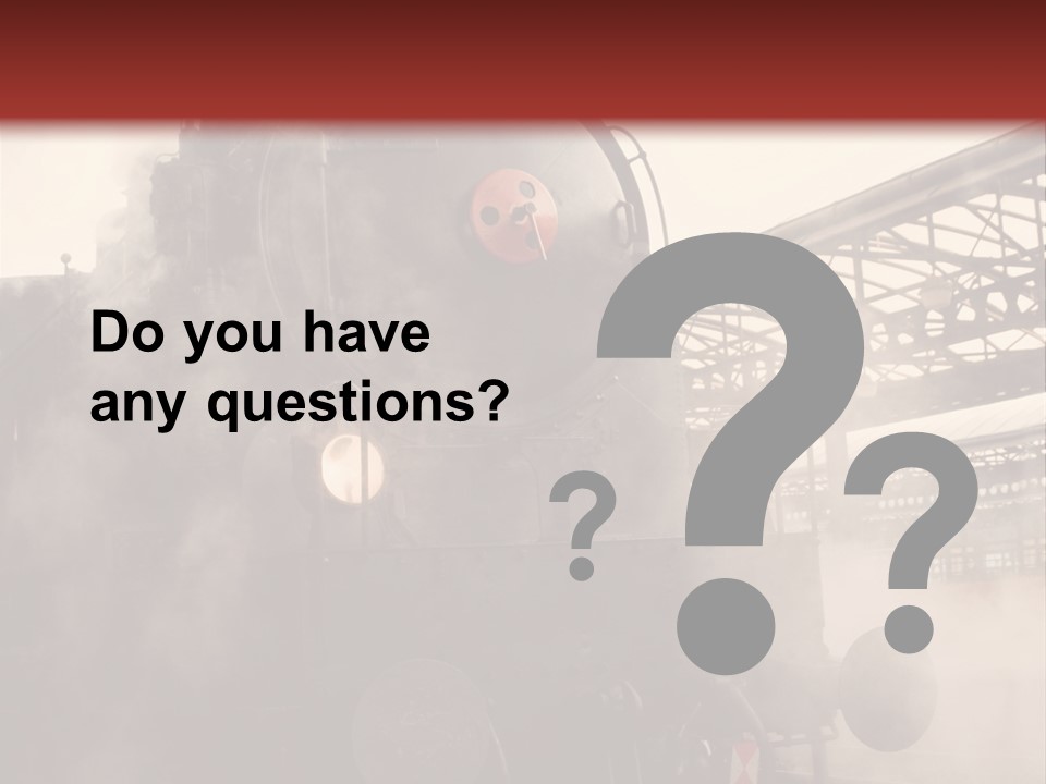 Traffic Photography Vintage PowerPoint Template