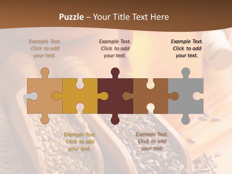 Linseed Oil PowerPoint Template