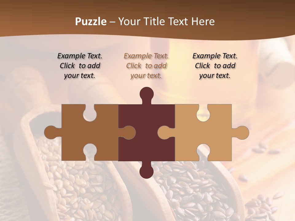 Linseed Oil PowerPoint Template