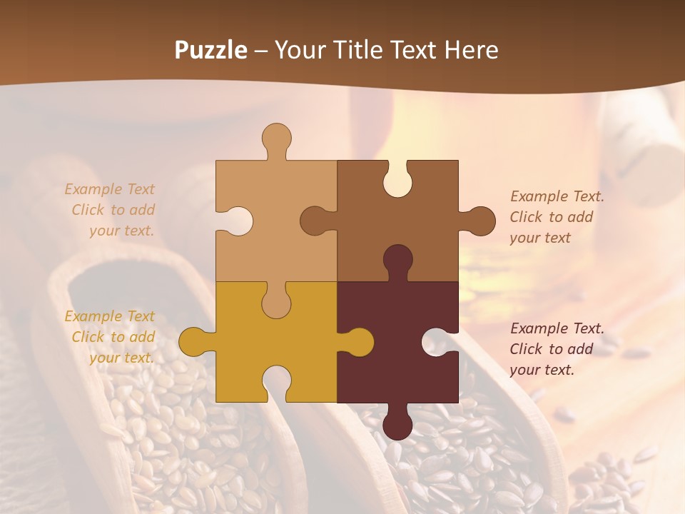 Linseed Oil PowerPoint Template