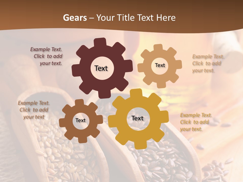 Linseed Oil PowerPoint Template