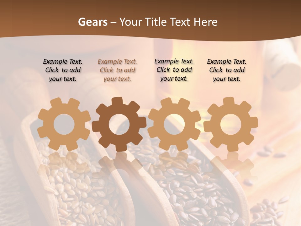 Linseed Oil PowerPoint Template