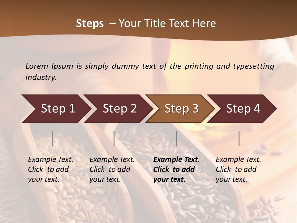 Linseed Oil PowerPoint Template
