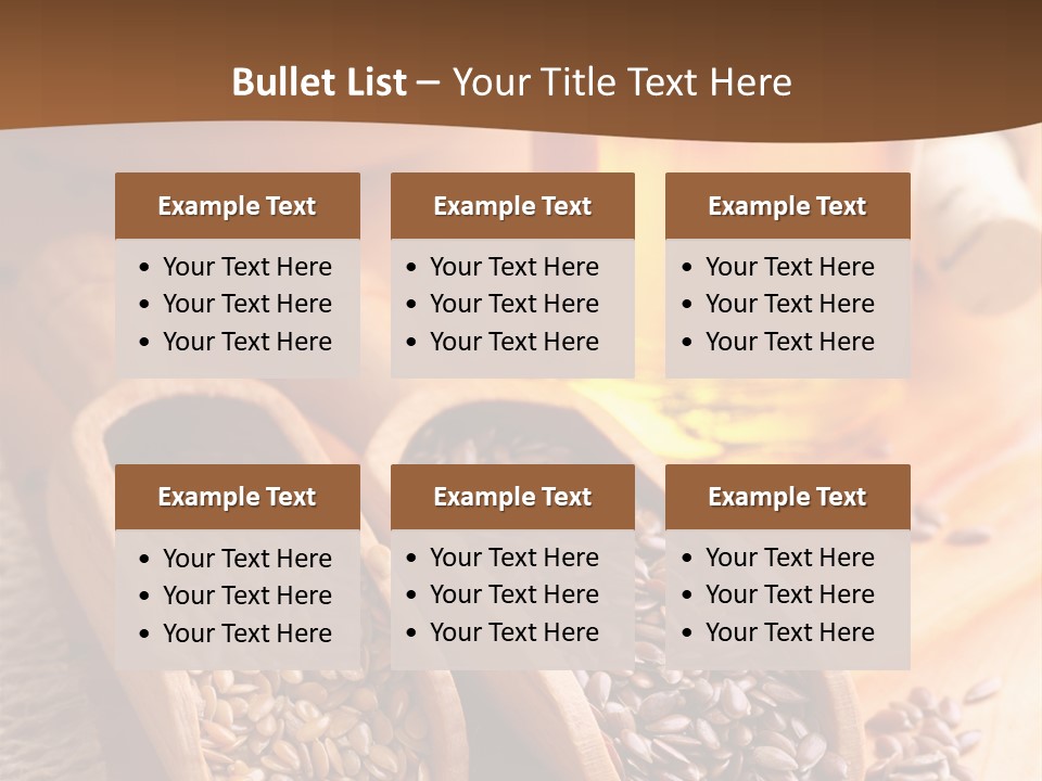 Linseed Oil PowerPoint Template
