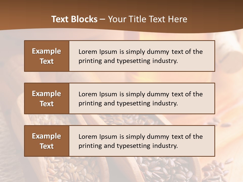 Linseed Oil PowerPoint Template