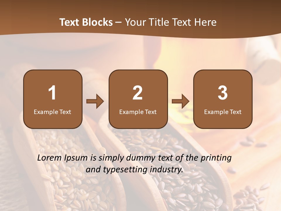 Linseed Oil PowerPoint Template