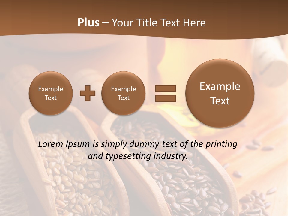 Linseed Oil PowerPoint Template