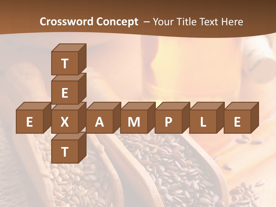 Linseed Oil PowerPoint Template