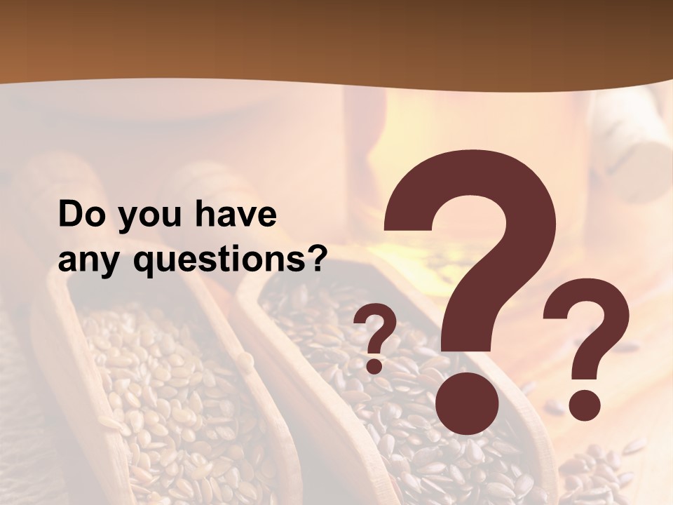 Linseed Oil PowerPoint Template