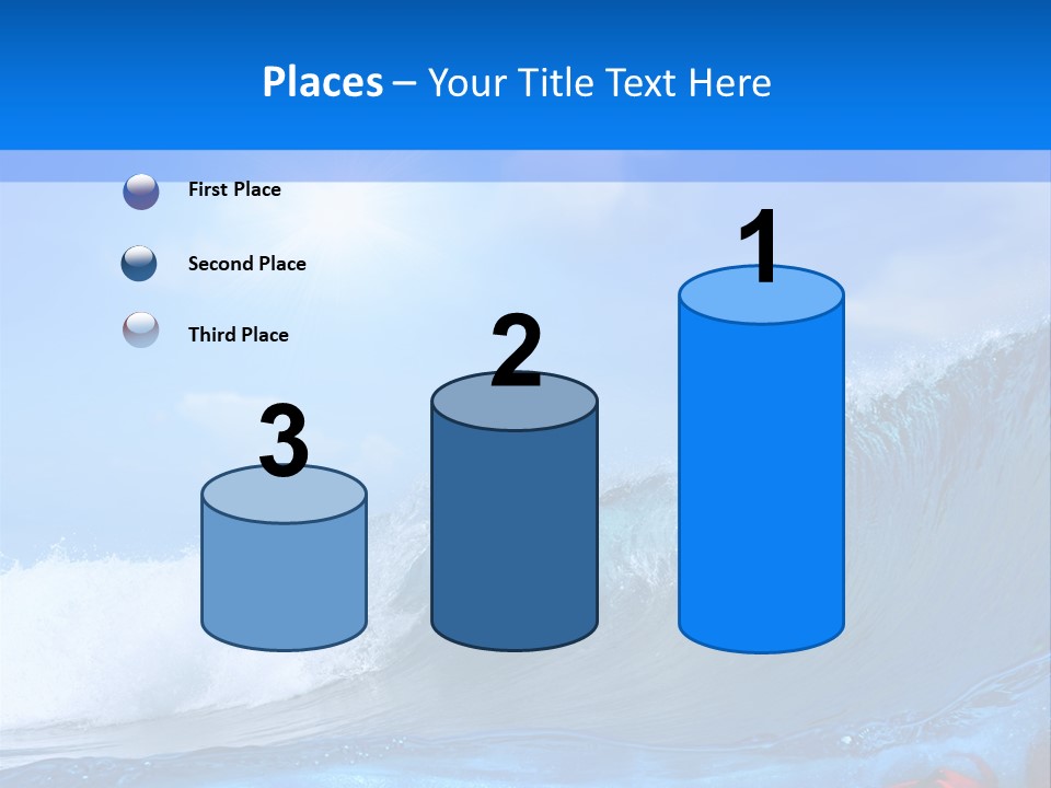 Surfing Shark PowerPoint Template