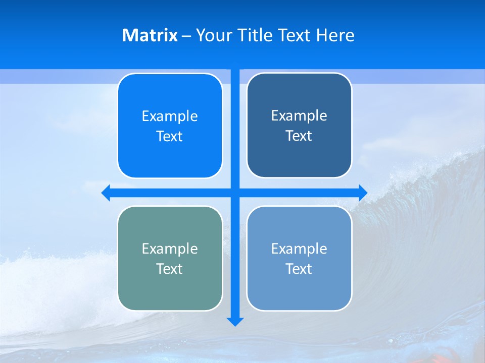 Surfing Shark PowerPoint Template