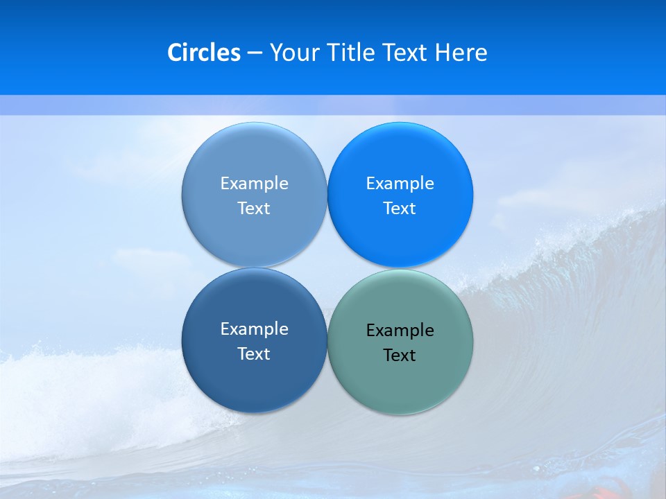 Surfing Shark PowerPoint Template