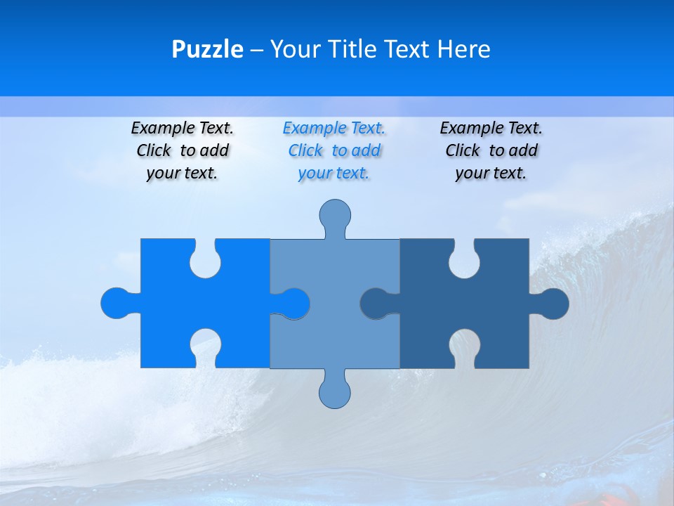 Surfing Shark PowerPoint Template