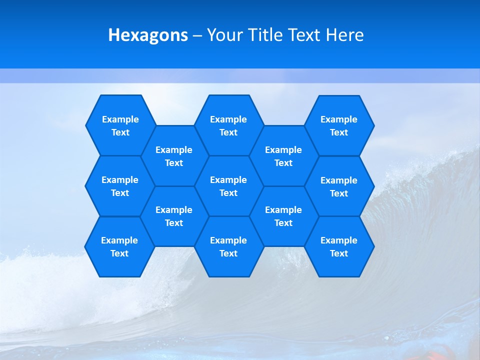 Surfing Shark PowerPoint Template